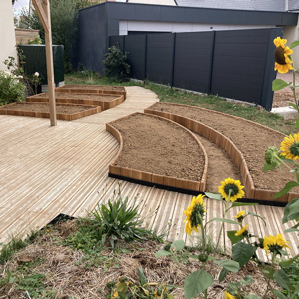 Aménagement jardin privé permaculture caen calvados